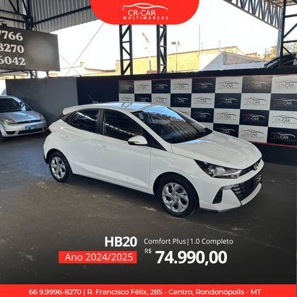 HYUNDAI HB20 1.0 12V FLEX COMFORT PLUS MANUAL